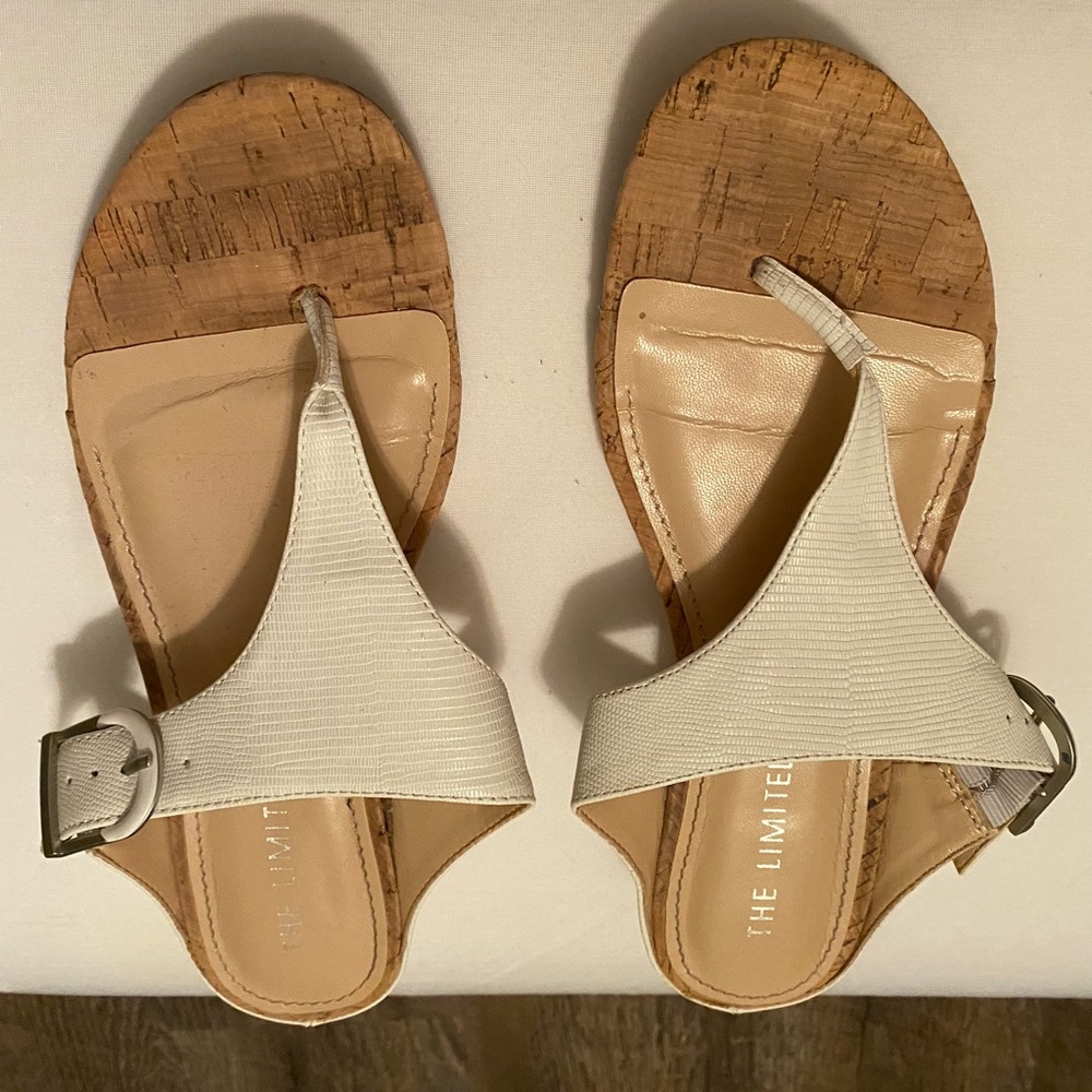 The Limited Izzy Sandals in White